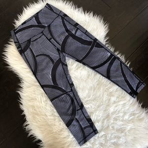Senita athletics, Zen Leggings, Black & White